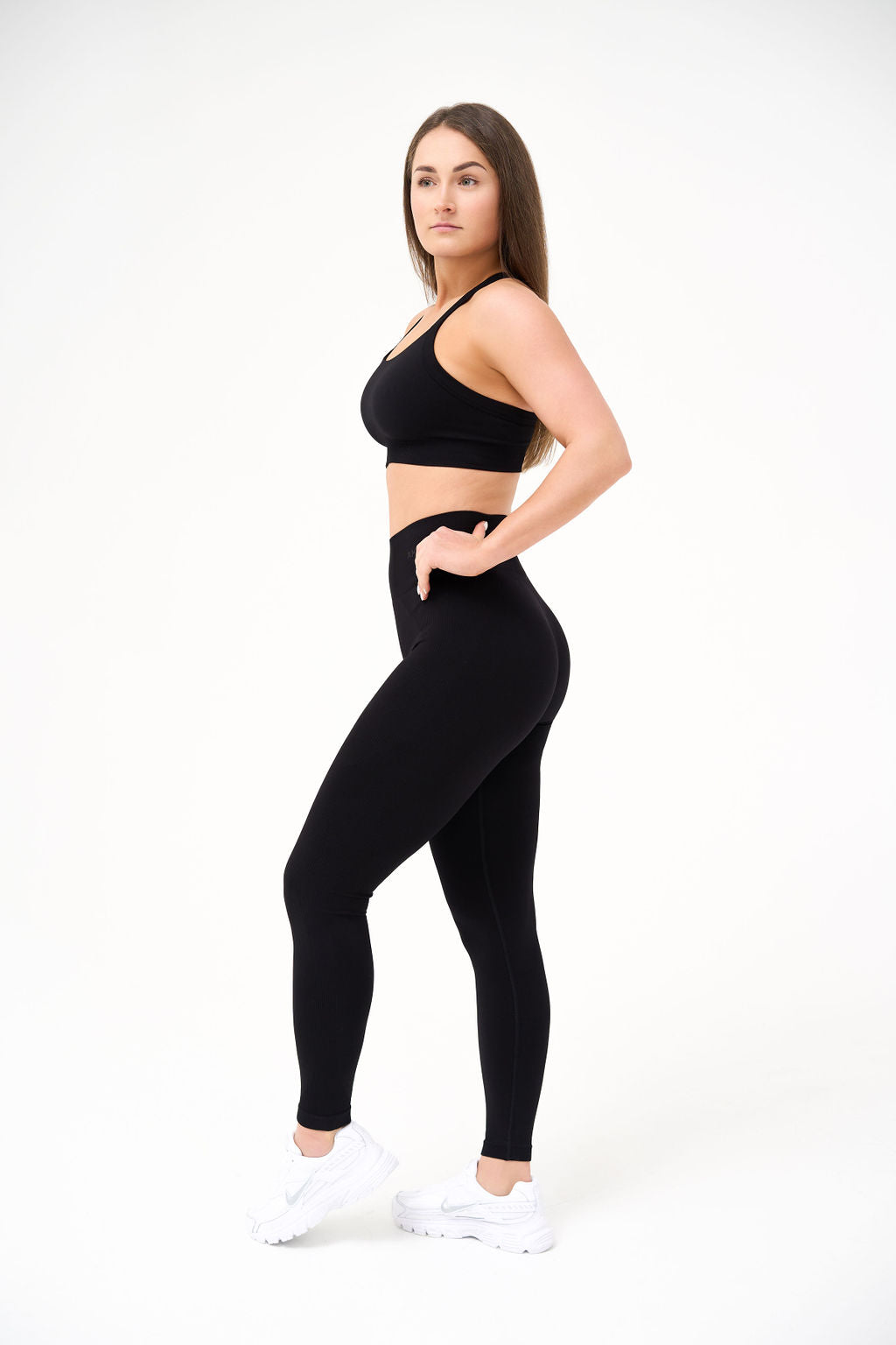 Juodos Power Seamless Tamprės